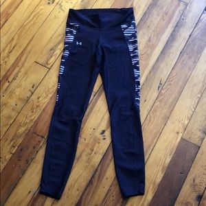 Dark purple under armour tights